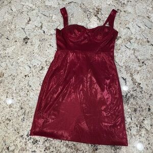 Elegant Red Women's Dress